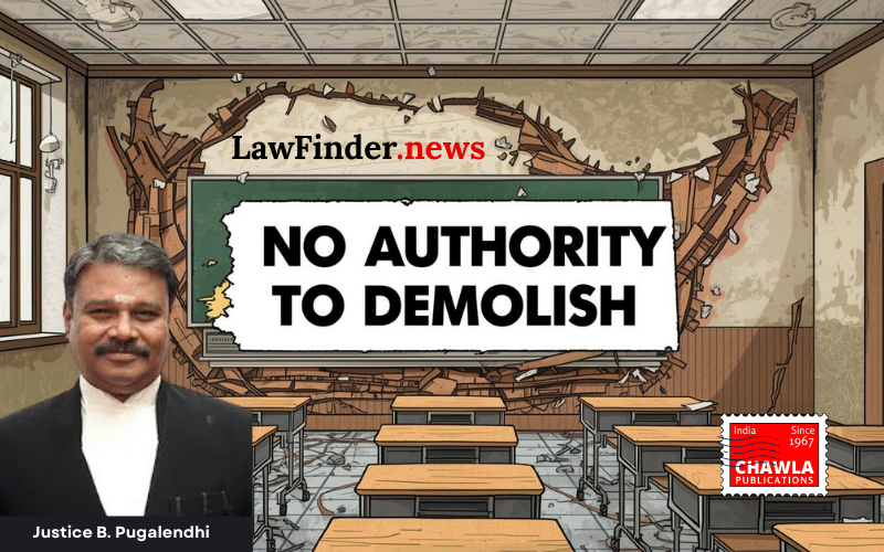 Parent Teacher Association has no Authrity to Demolish School Classroom - Proceedings against PTA President can not be quashed