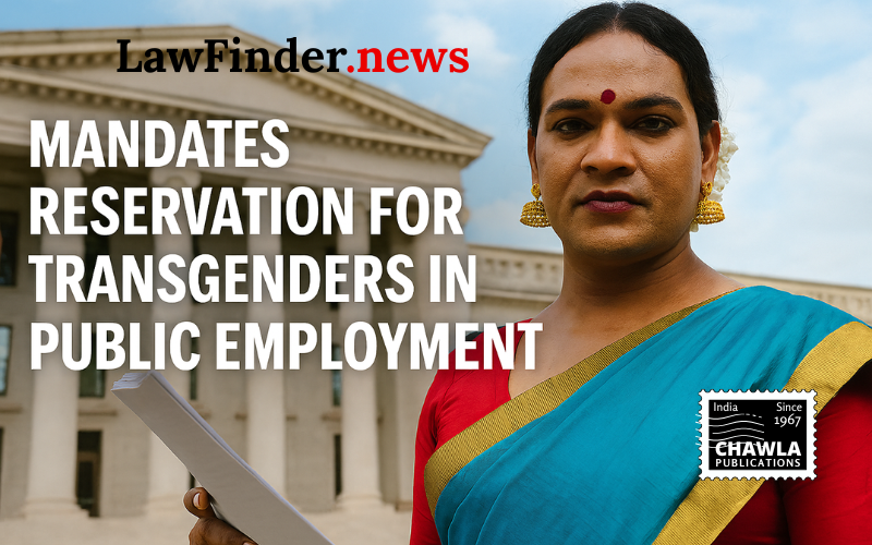 Andhra Pradesh High Court Mandates Reservation for Transgenders in Public Employment