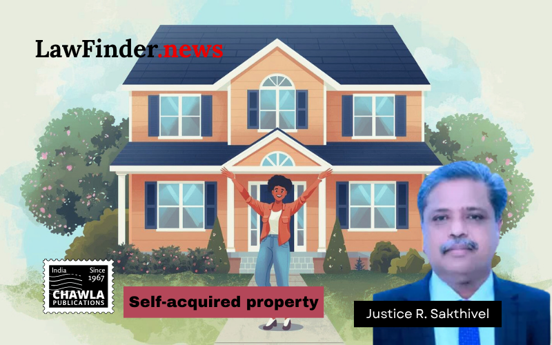 Self-acquired property of a deceased Hindu mother devolves equally upon her legal heirs