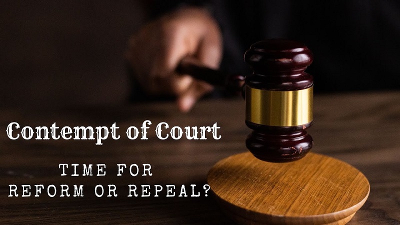 Contempt Of Court Is A Special Jurisdiction To Be Exercised Sparingly And With Caution