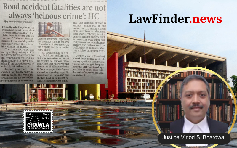 Punjab and Haryana High Court Quashes FIR in Accident Case Following Compromise