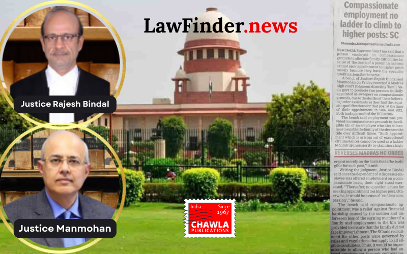 Compassionate appointments : No claim for a higher post based on qualification