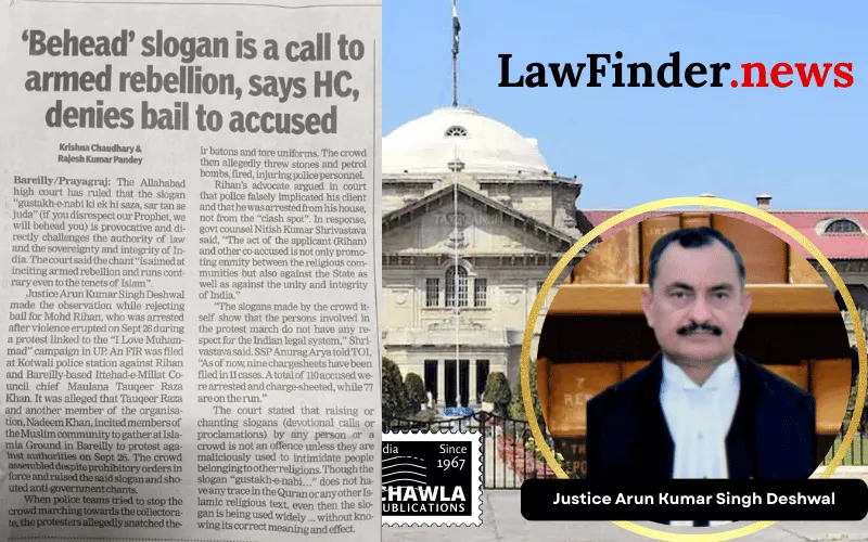 Allahabad High Court Denies Bail in Unlawful Assembly Case Involving Incendiary Slogans