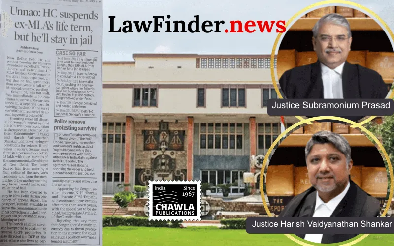 Delhi High Court Suspends Kuldeep Singh Sengar's Sentence Pending Appeal