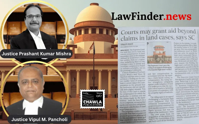 Supreme Court Sets Precedent in Land Acquisition Compensation, Upholds Collector's Assessment