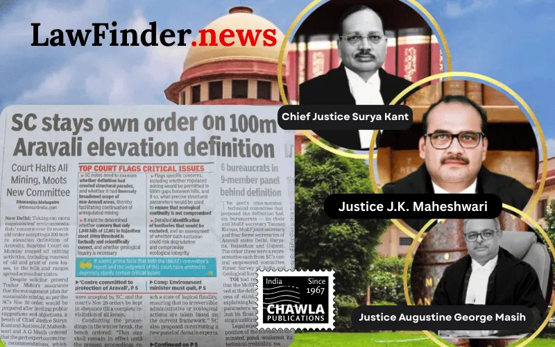 Aravalli definition: Criticism appears to stem from perceived ambiguity and lack of clarity, says SC