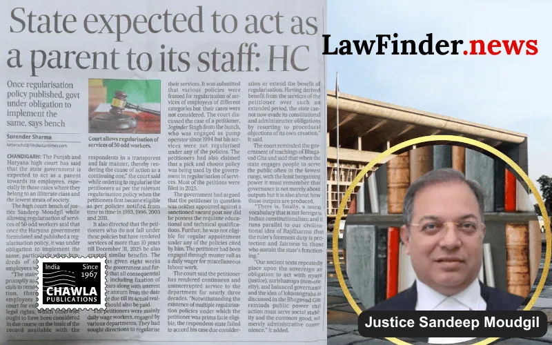 Punjab and Haryana High Court Mandates Regularization of Long-term Temporary Workers