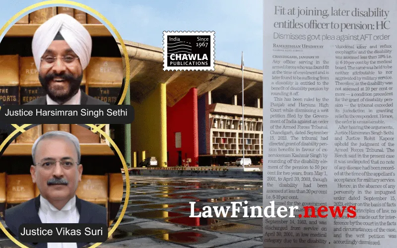 Punjab and Haryana High Court Upholds Pension Condonation for Ex-Naik
