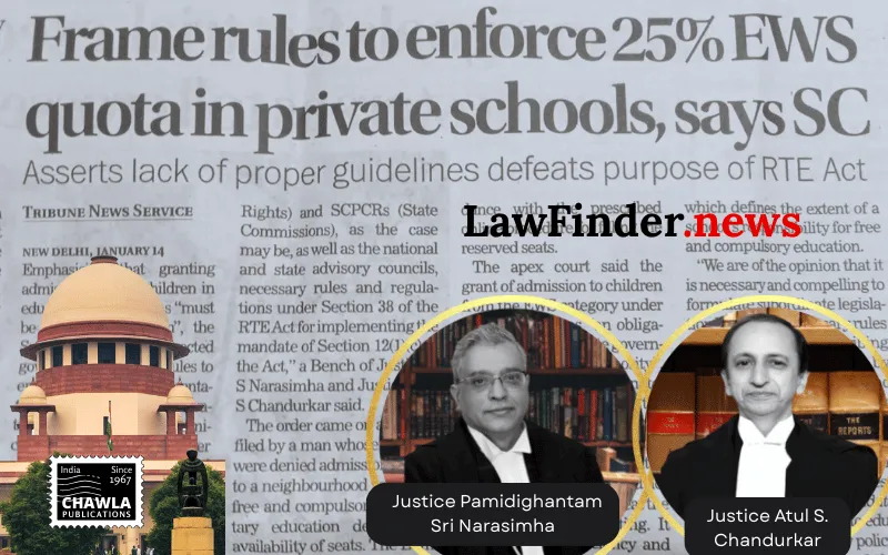 SC directs authorities to frame rules for implementing RTE Act's mandate of reserved seats