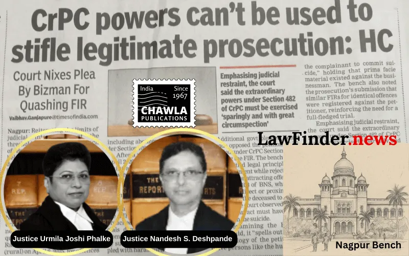 Bombay High Court Upholds FIR in Abetment of Suicide Case Against Business Partner