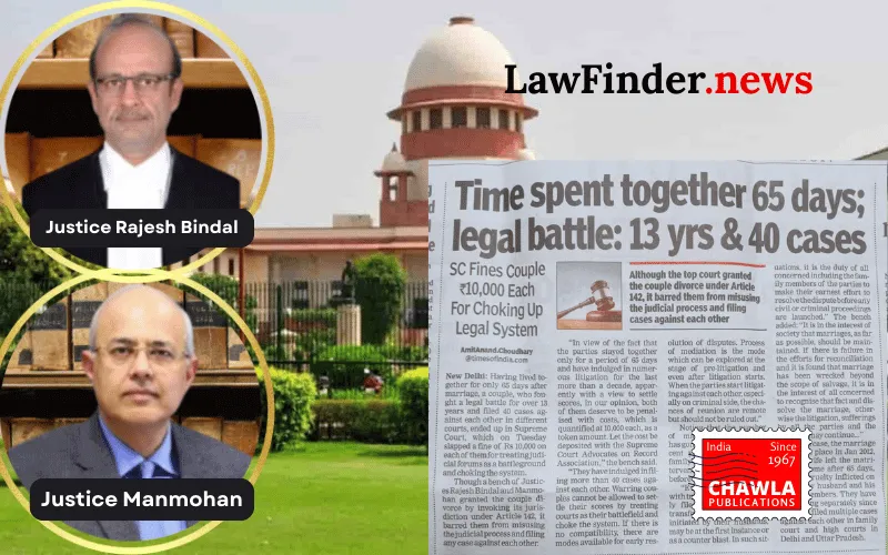 Supreme Court Grants Divorce under Article 142 for Irretrievable Breakdown of Marriage Amidst Prolonged Litigation
