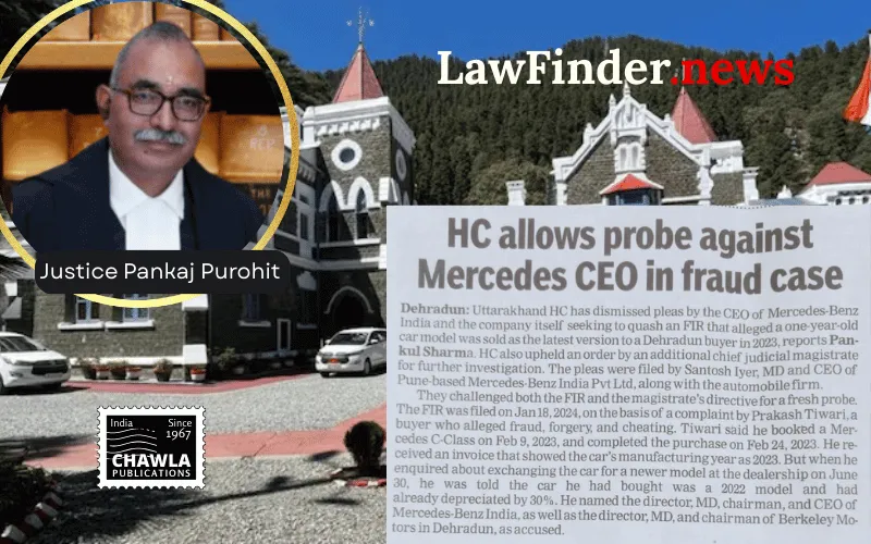 Uttarakhand High Court Dismisses Writ Petitions Seeking Quashing of FIR and Re-Investigation Orders