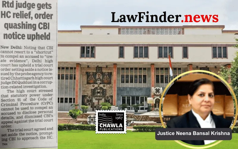 Delhi High Court Upholds Protection Against Self-Incrimination for Accused, Dismisses CBI's Petition