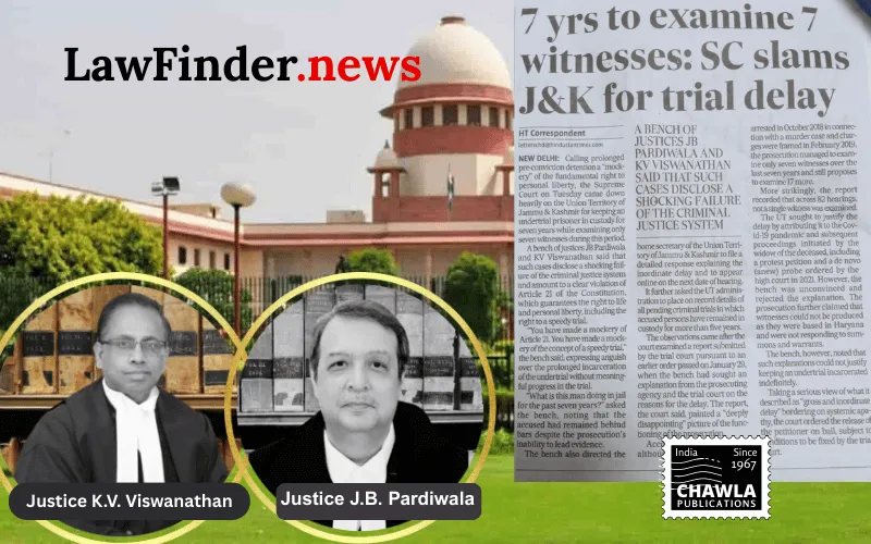 Supreme Court Grants Interim Bail to Under-Trial Prisoner Languishing for Over 7 Years