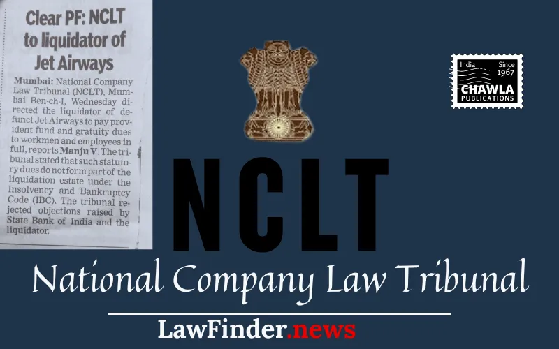 NCLT Directs Liquidator to Proceed with Distribution of Jet Airways' Liquidation Proceeds