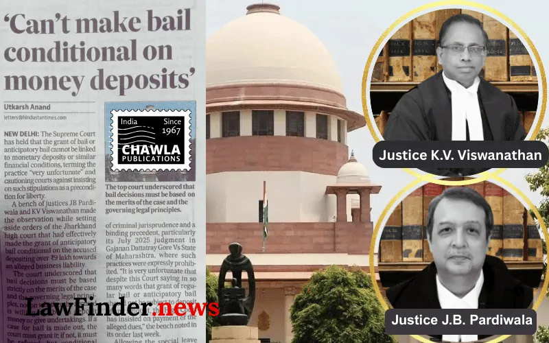 Supreme Court Overturns Jharkhand High Court's Conditional Bail Orders