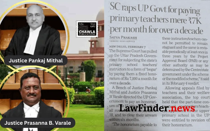 Supreme Court Upholds Rights of Contractual Instructors in Uttar Pradesh Schools