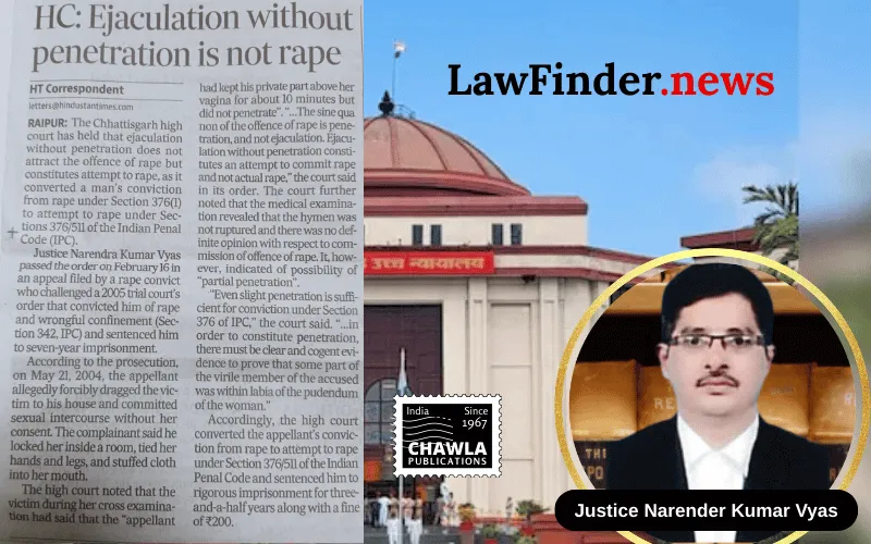 Chhattisgarh High Court Modifies Conviction in Attempt to Commit Rape Case