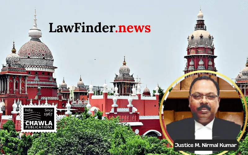 Madras High Court Refers Allegations Against Legal Professionals to Vigilance Cell