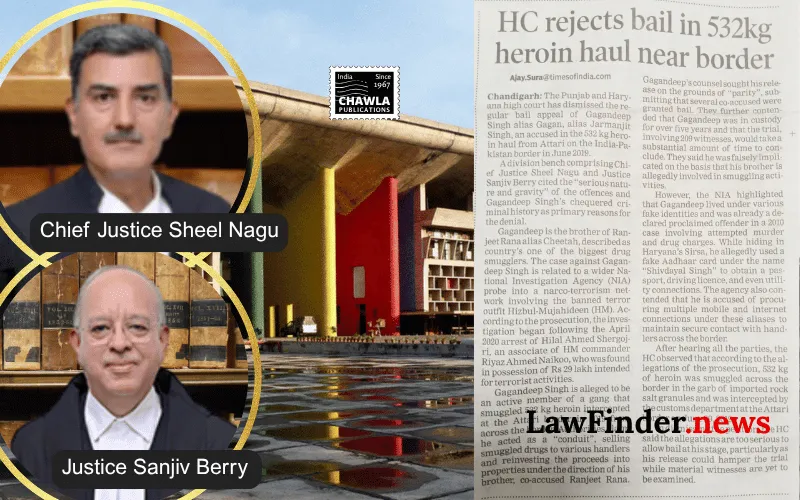 Punjab and Haryana High Court Denies Bail to Gagandeep Singh in NIA Case