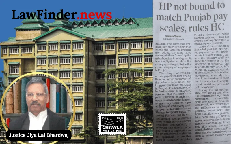 Himachal Pradesh High Court Upholds Executive's Discretion in Pay Scale Determination