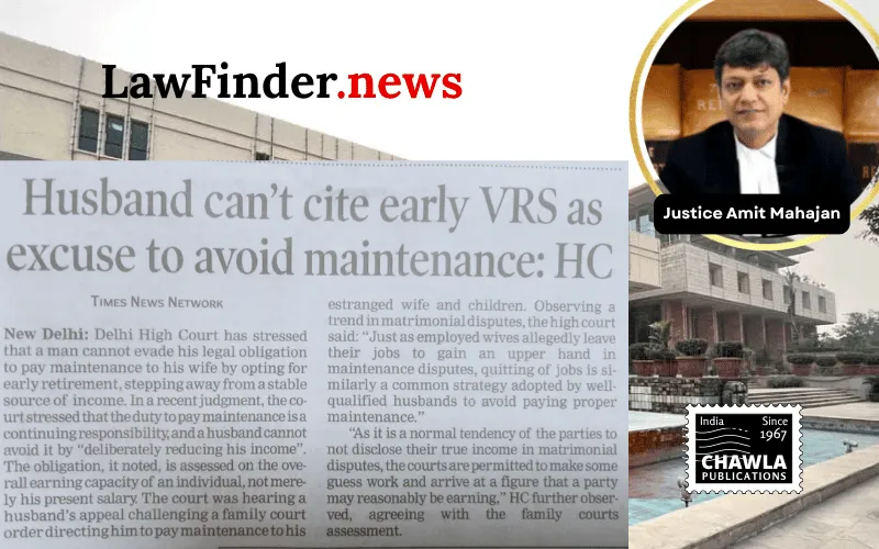 Delhi High Court Upholds Maintenance Award to Wife and Children Despite Husband's Financial Claims