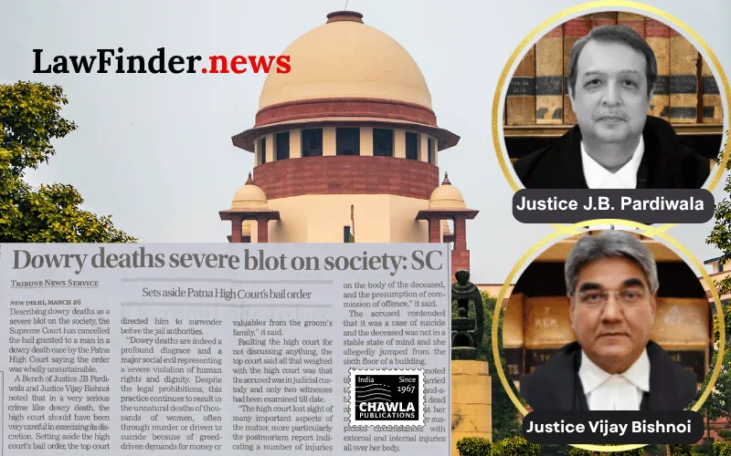 Supreme Court Cancels Bail in Dowry Death Case