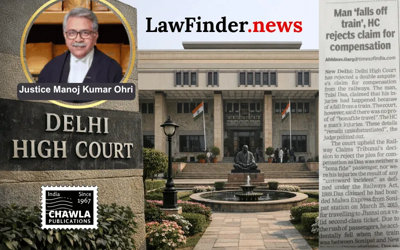 Delhi HC rejects compensation plea by man who claimed he fell from train