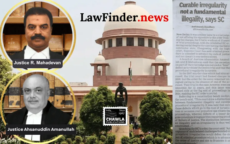 Supreme Court Upholds Trial Despite Procedural Lapse in Charge Framing