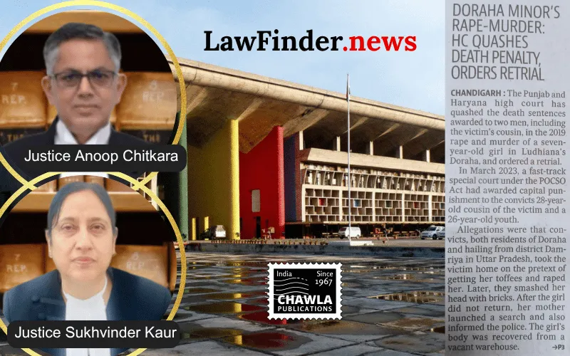 Punjab and Haryana High Court Orders Retrial in Vinod Shah Case