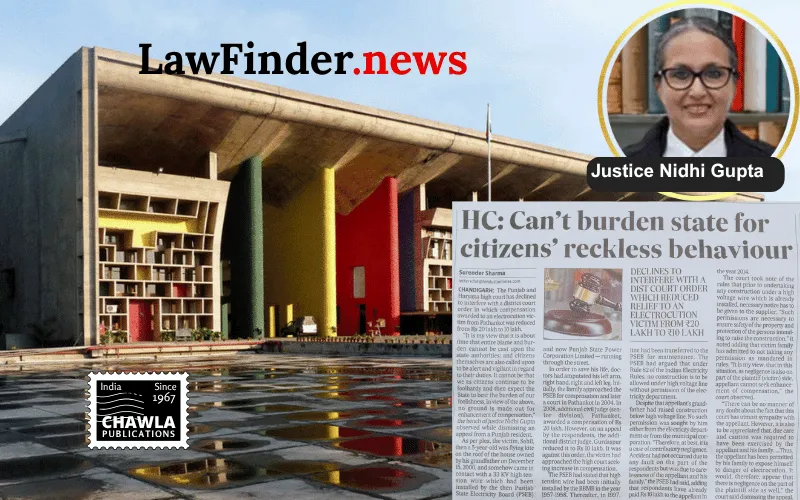 Punjab and Haryana High Court Upholds Reduced Compensation in Electrocution Case