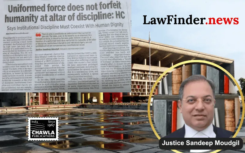 Punjab and Haryana High Court Reinstates Dismissed CRPF Constable, Citing Procedural Lapses