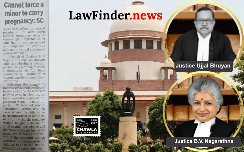 Supreme Court Upholds Minor's Right to Terminate Unwanted Pregnancy Beyond Statutory Period