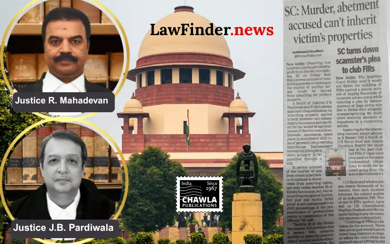 Succession - Plaintiff accused of murdering the deceased testator disqualified from inheriting the estate