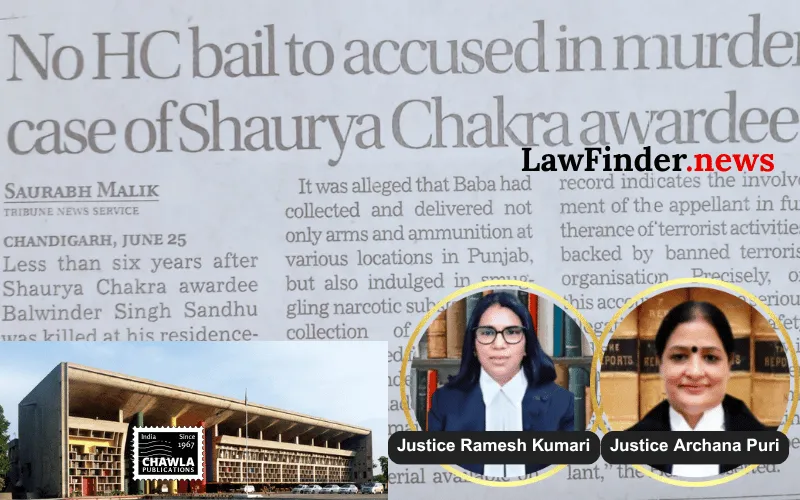 Punjab and Haryana High Court Denies Bail to Gurwinder Singh in High-Profile UAPA Case