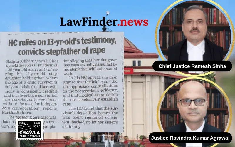 Chhattisgarh High Court Upholds 20-Year Sentence in POCSO Case Against Jeetu Patel