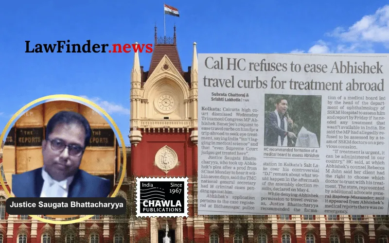 Calcutta High Court Denies Abhishek Banerjee's Plea to Travel Abroad for Medical Treatment
